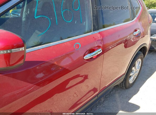 5N1AT2MV8HC851546 2017 NISSAN ROGUE Red 