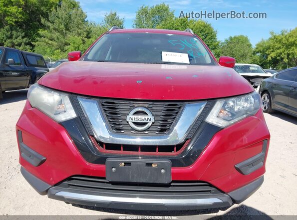 5N1AT2MV8HC851546 2017 NISSAN ROGUE Red Вид щитка приладів