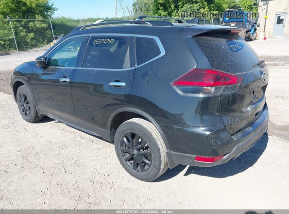 5N1AT2MV8JC747631 2018 NISSAN ROGUE Black Задня ліва чверть
