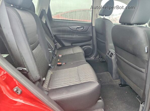 5N1AT2MV8JC789944 2018 NISSAN ROGUE Red უკანა სავარძლების ხედი