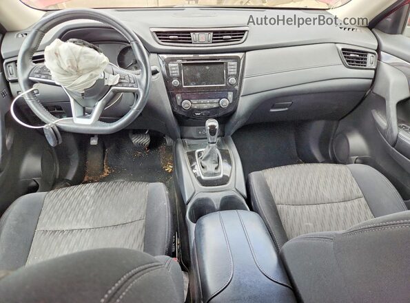 5N1AT2MV8JC789944 2018 NISSAN ROGUE Red წინა პანელის ხედი