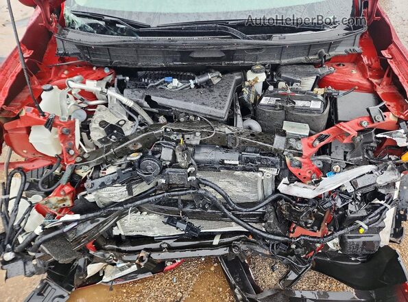 5N1AT2MV8JC789944 2018 NISSAN ROGUE Red უკანა სალონის ხედი