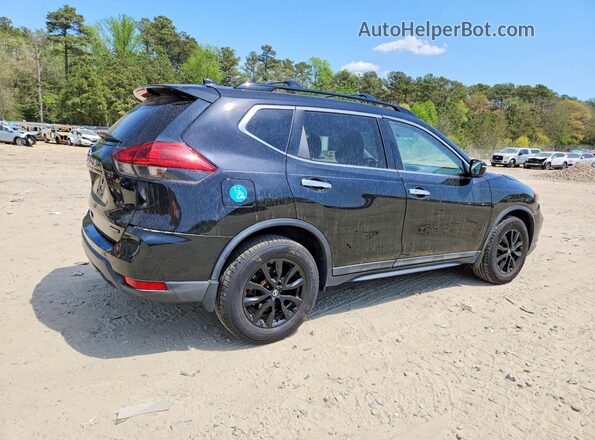 5N1AT2MV8JC812087 2018 NISSAN ROGUE Black უკანა მარჯვენა