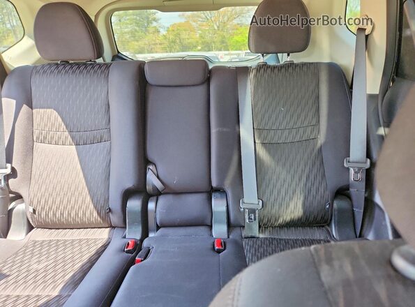 5N1AT2MV8JC812087 2018 NISSAN ROGUE Black უკანა სავარძლების ხედი