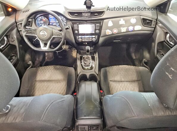 5N1AT2MV8JC831187 2018 NISSAN ROGUE Black წინა პანელის ხედი