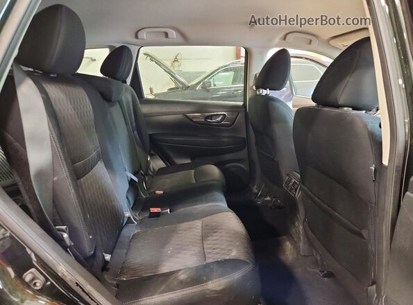 5N1AT2MV8JC831187 2018 NISSAN ROGUE Black უკანა სალონის ხედი