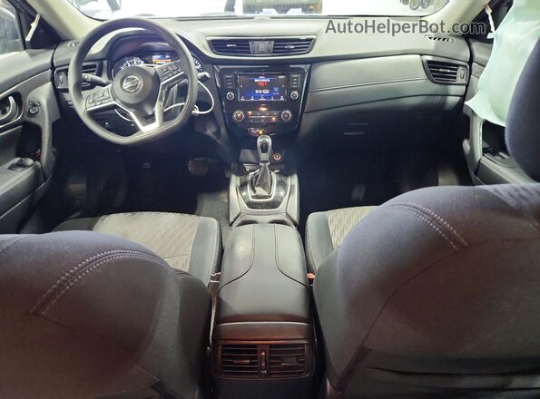 5N1AT2MV8KC781165 2019 NISSAN ROGUE Gray Dashboard view