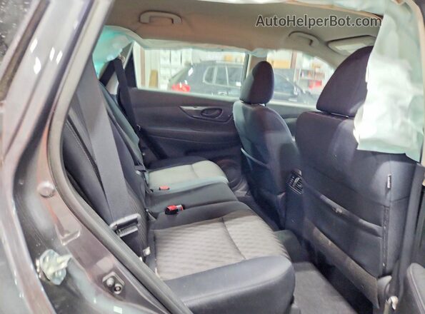 5N1AT2MV8KC781165 2019 NISSAN ROGUE Gray Rear seats view