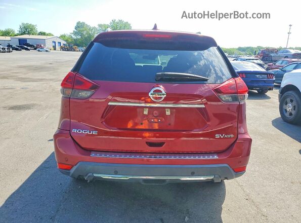 5N1AT2MV8KC812897 2019 NISSAN ROGUE Красный 