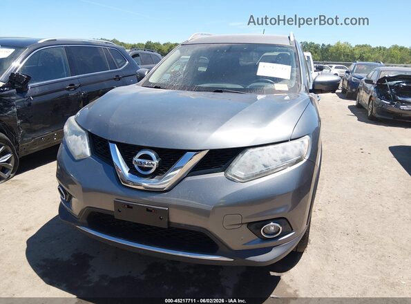 5N1AT2MV9GC747971 2016 NISSAN ROGUE Gray Instrument cluster view