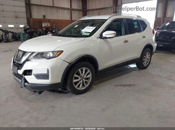5N1AT2MV9HC844394 2017 NISSAN ROGUE White Vista tres cuartos delantera izquierda