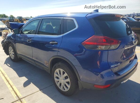 5N1AT2MV9JC733754 2018 NISSAN ROGUE Blue უკანა მარცხენა