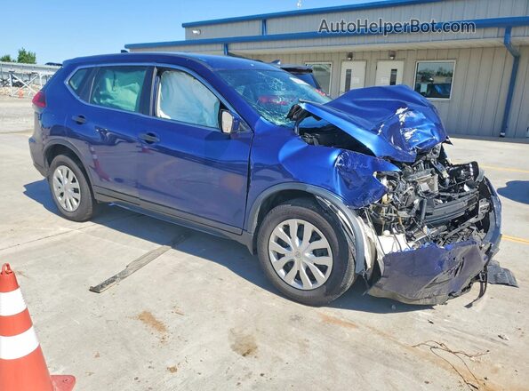 5N1AT2MV9JC733754 2018 NISSAN ROGUE Blue წინა მარჯვენა