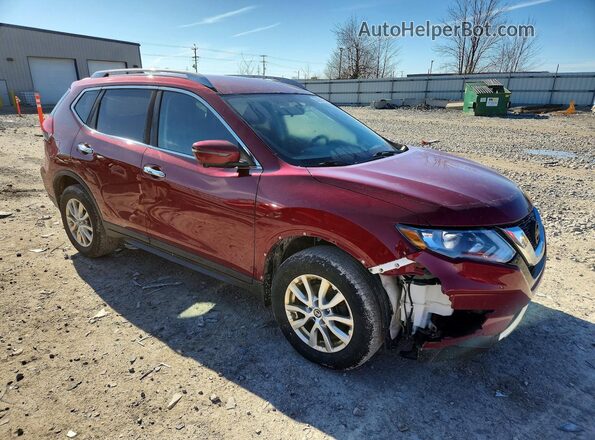 5N1AT2MV9JC762672 2018 NISSAN ROGUE Red 