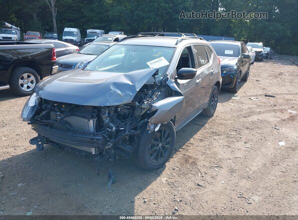 5N1AT2MV9JC814169 2018 NISSAN ROGUE Gray წინა მარცხენა ხედი სამი მეოთხედიდან