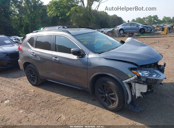 5N1AT2MV9JC814169 2018 NISSAN ROGUE Gray უკანა სალონის ხედი