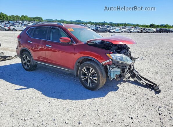 5N1AT2MV9JC828427 2018 NISSAN ROGUE Red Առջևի աջ