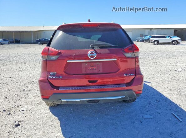 5N1AT2MV9JC828427 2018 NISSAN ROGUE Red Հետևի տեսք