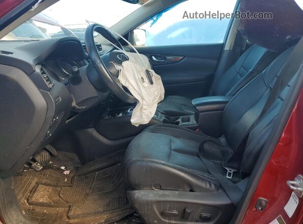 5N1AT2MV9JC828427 2018 NISSAN ROGUE Red Սալոնի դիմացի տեսք