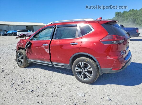 5N1AT2MV9JC828427 2018 NISSAN ROGUE Red Հետևի ձախ