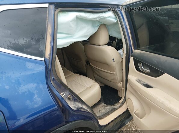 5N1AT2MV9JC841937 2018 NISSAN ROGUE Blue Widok naklejki z numerem VIN