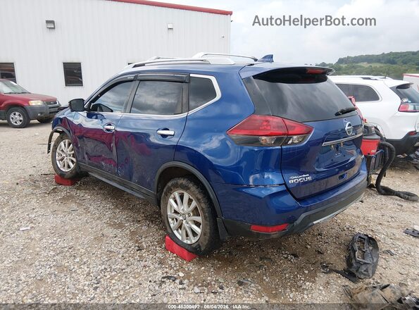 5N1AT2MV9JC841937 2018 NISSAN ROGUE Blue Tył lewy