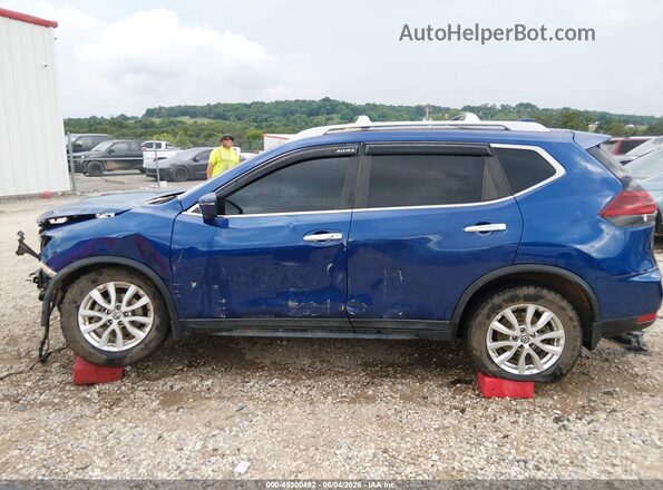 5N1AT2MV9JC841937 2018 NISSAN ROGUE Blue Widok wnętrza 360 stopni