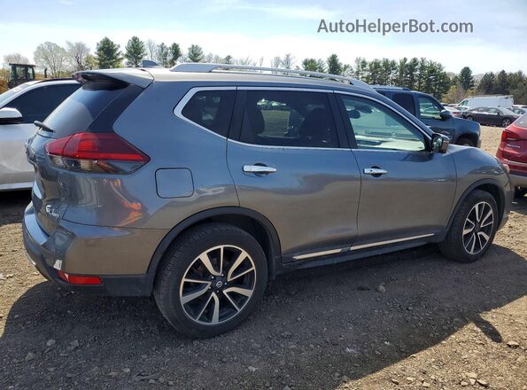 5N1AT2MV9KC781496 2019 NISSAN ROGUE Gray Задня права чверть