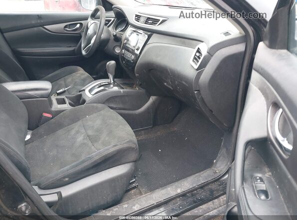 5N1AT2MVXGC762110 2016 NISSAN ROGUE Black Front interior view