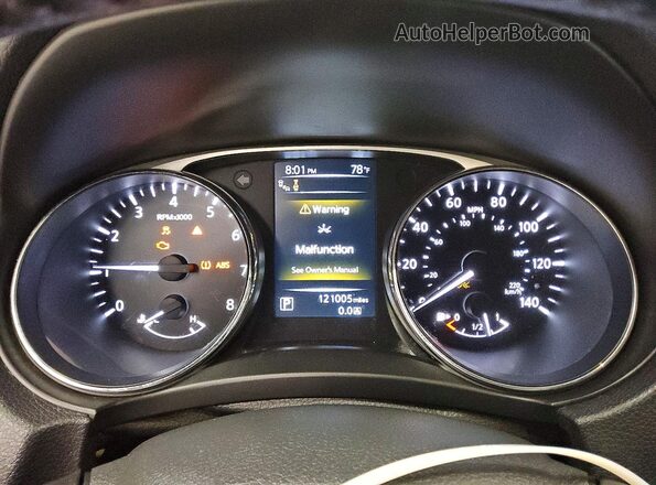 5N1AT2MVXGC786195 2016 NISSAN ROGUE Серый 