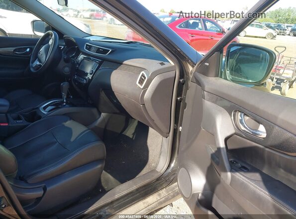 5N1AT2MVXGC797651 2016 NISSAN ROGUE Black წინა სალონის ხედი