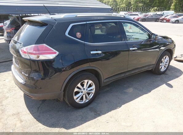 5N1AT2MVXGC815212 2016 NISSAN ROGUE Black Tył prawy