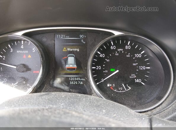 5N1AT2MVXGC815212 2016 NISSAN ROGUE Black Widok tylnych siedzeń
