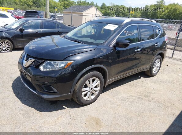 5N1AT2MVXGC815212 2016 NISSAN ROGUE Black Przód lewy