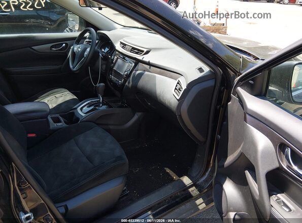 5N1AT2MVXGC815212 2016 NISSAN ROGUE Black Widok wnętrza z przodu