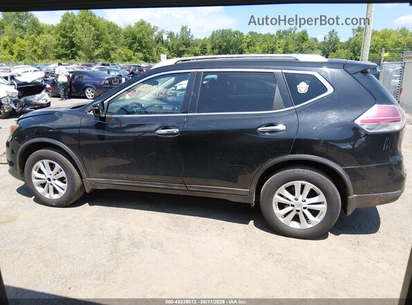 5N1AT2MVXGC815212 2016 NISSAN ROGUE Black Widok wnętrza 360 stopni