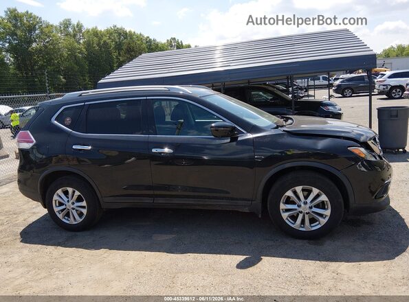 5N1AT2MVXGC815212 2016 NISSAN ROGUE Black Widok wnętrza z tyłu