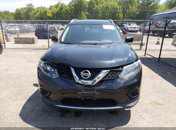 5N1AT2MVXGC815212 2016 NISSAN ROGUE Black Widok zestawu wskaźników