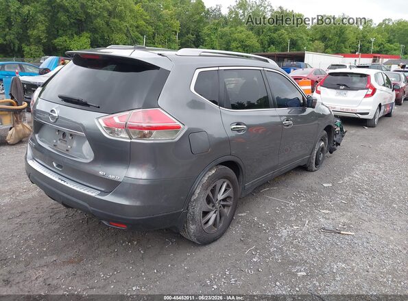 5N1AT2MVXGC858996 2016 NISSAN ROGUE Gray Задня права чверть