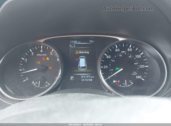 5N1AT2MVXGC858996 2016 NISSAN ROGUE Gray Вид задніх сидінь