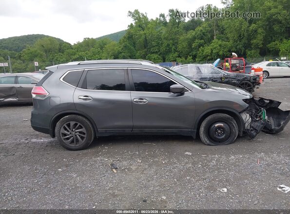 5N1AT2MVXGC858996 2016 NISSAN ROGUE Gray Вид задньої частини салону