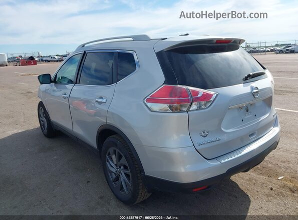 5N1AT2MVXGC870839 2016 NISSAN ROGUE Серебряный Задняя левая четверть
