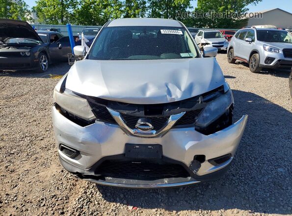 5N1AT2MVXGC889987 2016 NISSAN ROGUE Silver Front view