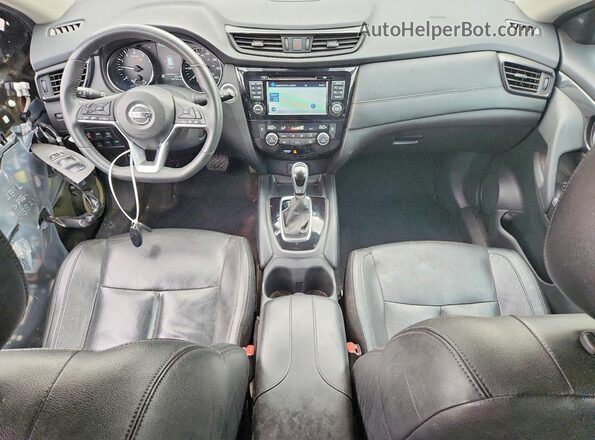 5N1AT2MVXHC750962 2017 NISSAN ROGUE Black Vista del salpicadero