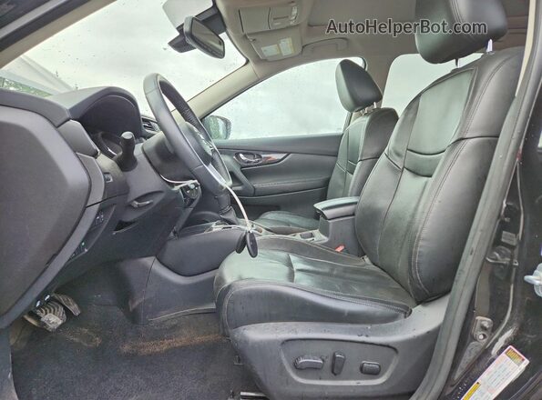 5N1AT2MVXHC750962 2017 NISSAN ROGUE Black Vista interior delantera
