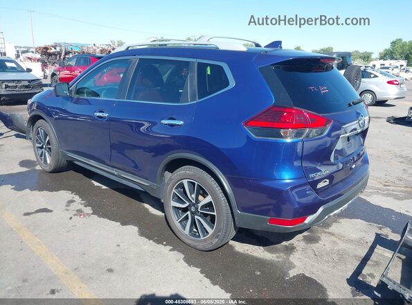5N1AT2MVXHC754428 2017 NISSAN ROGUE Blue Задня ліва чверть