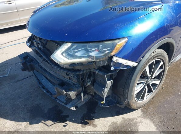 5N1AT2MVXHC754428 2017 NISSAN ROGUE Blue Вид спереду