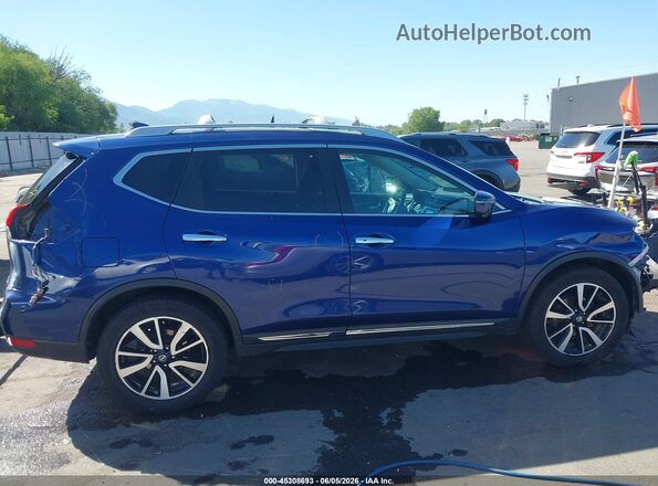 5N1AT2MVXHC754428 2017 NISSAN ROGUE Blue Панорамний вид салону 360°