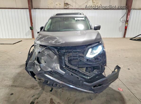 5N1AT2MVXHC856568 2017 NISSAN ROGUE Silver Դիմացի տեսք