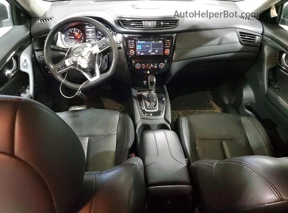 5N1AT2MVXHC856568 2017 NISSAN ROGUE Silver Առջևի վահանակի տեսք